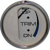 Faria Chesapeake White SS 2 Trim Gauge Mercury  Mariner  Mercruiser  Volvo DP  Yamaha  01 and Newer 13807