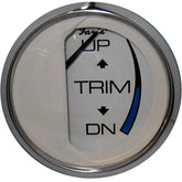 Faria Chesapeake White SS 2 Trim Gauge JESuzuki Outboard 13809