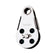 Ronstan Wire Block  Tubular Rivet Head wRemovable Nylatron Sheave  45mm 134 Sheave Diameter RF103