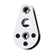 Ronstan Wire Block  Tubular Rivet Head wNylatron Sheave  25mm 1 Sheave Diameter RF418