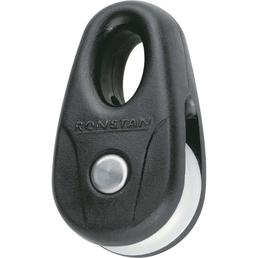 Ronstan Kite Block  Black wWhite Sheave Pair RF131012