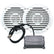 JENSEN CPM50 Bluetooth Package  Amplifier  5 Speakers CPM50