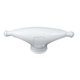 Whitecap Rubber Spreader Boot  Pair  Medium  White S9201P