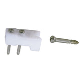 Perko Door Catches  White NylonStainless  Pair 0554DP
