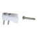 Perko Door Catches  White NylonStainless  Pair 0554DP