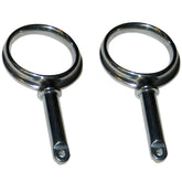 Perko Round Type Rowlock Horns  Plain Zinc 1267DP0ZNC