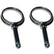 Perko Round Type Rowlock Horns  Plain Zinc 1267DP0ZNC