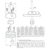 Scanstrut DS6P Vertical Cable Seal DS6P