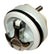 Whitecap THandle Latch  Chrome Plated ZamacWhite Nylon  No Lock  Freshwater Use Only S0230WC