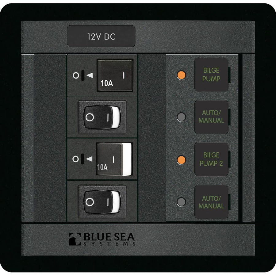 Blue Sea 1522 360 Panel Dual Bilge Pump Control 1522