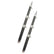 Rupp 15 Telescopic Carbon Fiber Outrigger Poles 15  Silver A01500CFT