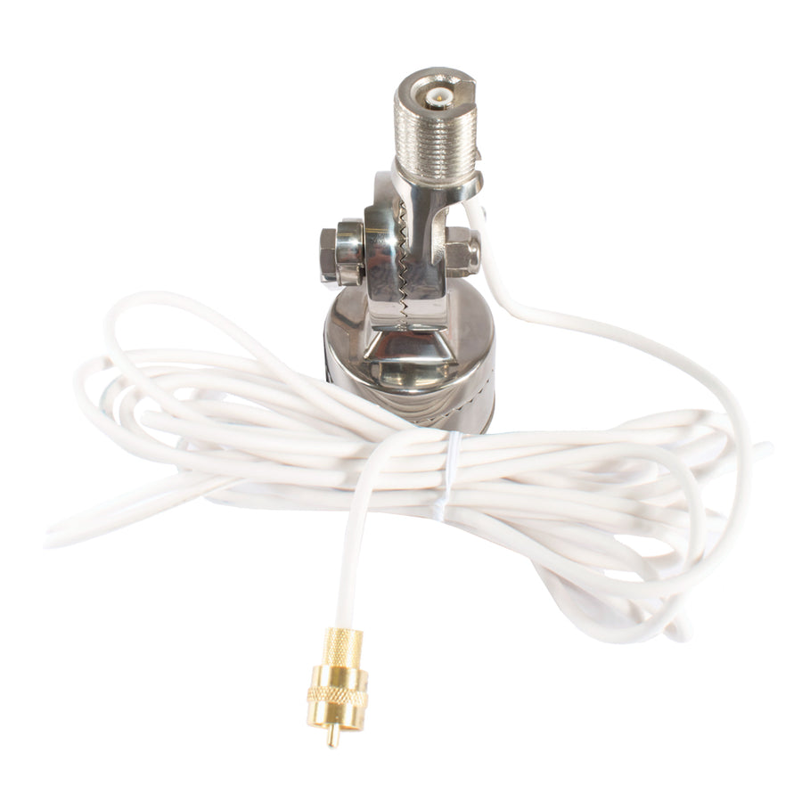 Shakespeare Quick Connect SS Rail Mount wCable fQuick Connect Antenna QCMSR