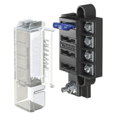 Blue Sea 5045 ST Blade Compact Fuse Blocks  4 Circuits wCover 5045