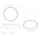 Lumitec Halo Flush Mount Down Light Spectrum RGBW  Brushed Housing 112807