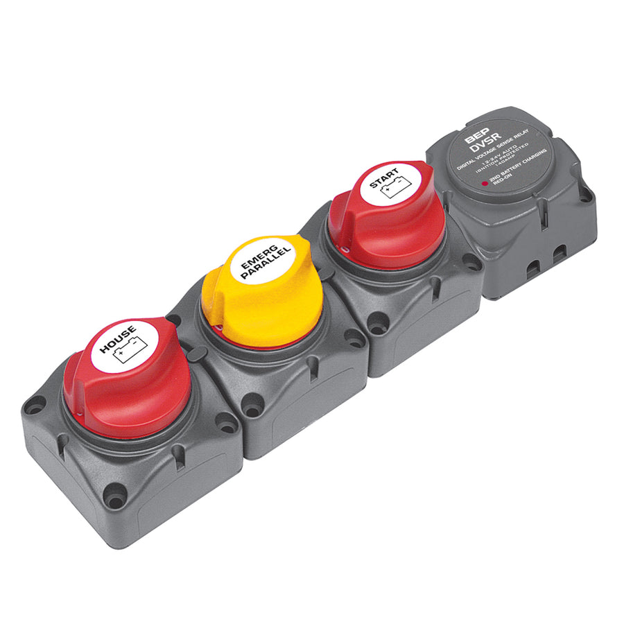 BEP Horizontal Battery Distribution Cluster fSingle Engine wTwo       Battery Banks 716H140ADVSR