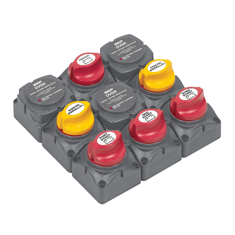 BEP Battery Distribution Cluster fTriple Outboard Engine wFour Battery Banks 719140ADVSR