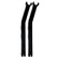 Rupp Outrigger Supports W2 Offset  Pair MI1050ORS