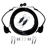 Rupp Single Rigging Kit WLokUps  NokOuts  160 Black Mono CA0172MO