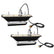 Garmin GT30THP SS ThruHull Pair DownVuSideVu Scanning Transducer wTemp fHull Deadrises 525 0100196111
