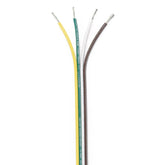 Ancor Ribbon Bonded Cable  164 AWG  BrownGreenWhiteYellow  Flat  100 154510