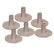 Weld Mount Stainless Steel Standoff 125 Base  14 x 20 Thread 75    Tall  6Pack 142012304