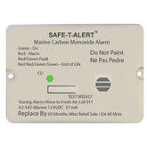 SafeTAlert 62 Series Carbon Monoxide Alarm wRelay  12V  62542MarineRLYNC  Flush Mount  White 62542MARINERLYNC