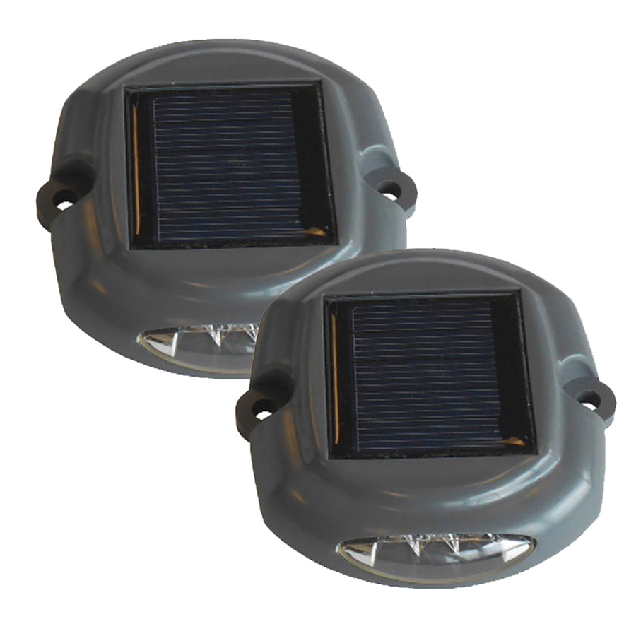 Dock Edge Docklite Solar Dock  Deck Light  2Pack DE96262F