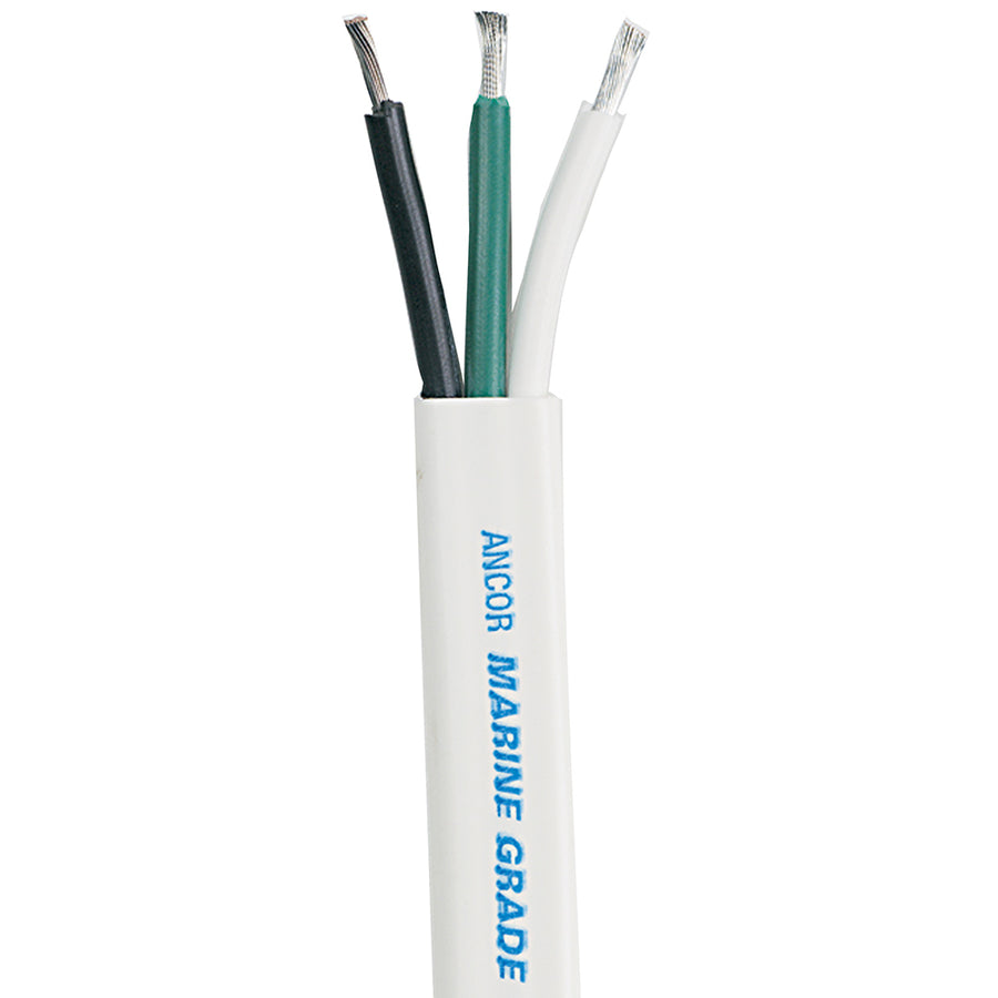 Ancor White Triplex Cable  63 AWG  Flat  50 130705