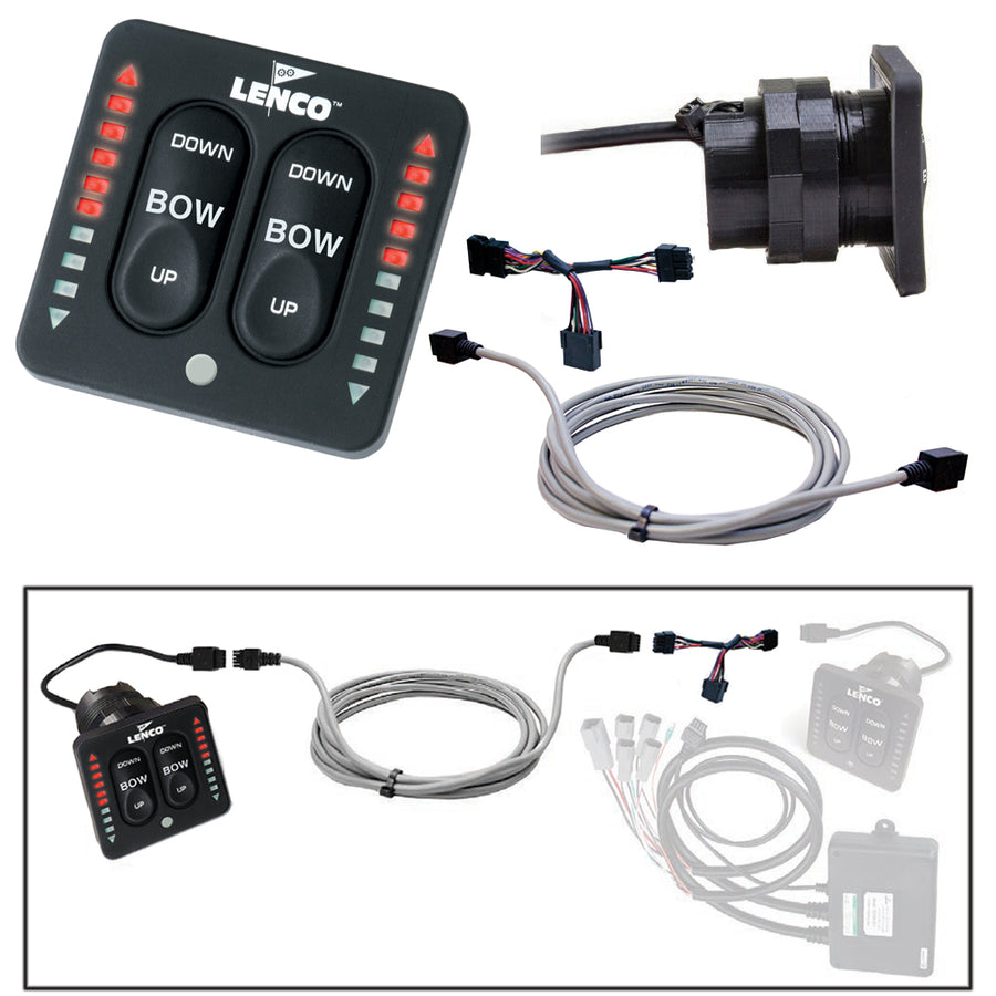Lenco Flybridge Kit fLED Indicator Key Pad fTwoPiece Tactile Switch  10 11941001