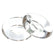 Tigress Glass Outrigger Rings  Pair 88650