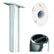 Tigress Oval Head SS Gunnel Mount Rod Holder  15 Degree  9 88529