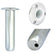 Tigress Round Head Closed Base Rod Holder  0 Degree  9 77902