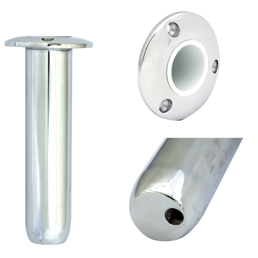 Tigress Round Head Closed Base Rod Holder  0 Degree  9 77902