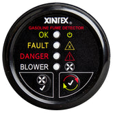 FireboyXintex Gasoline Fume Detector wBlower Control  Black Bezel  12V G1BBR