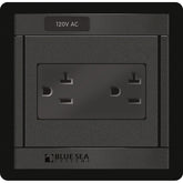 Blue Sea 1479 360 Panel  120V AC DUal Outlet 1479