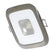 Lumitec Square Mirage Down Light  Warm White Dimming  HiCRI  Polished Bezel 116119