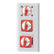 Blue Sea 6004 Single Circuit ONOFF wLocking Key  Red 6004