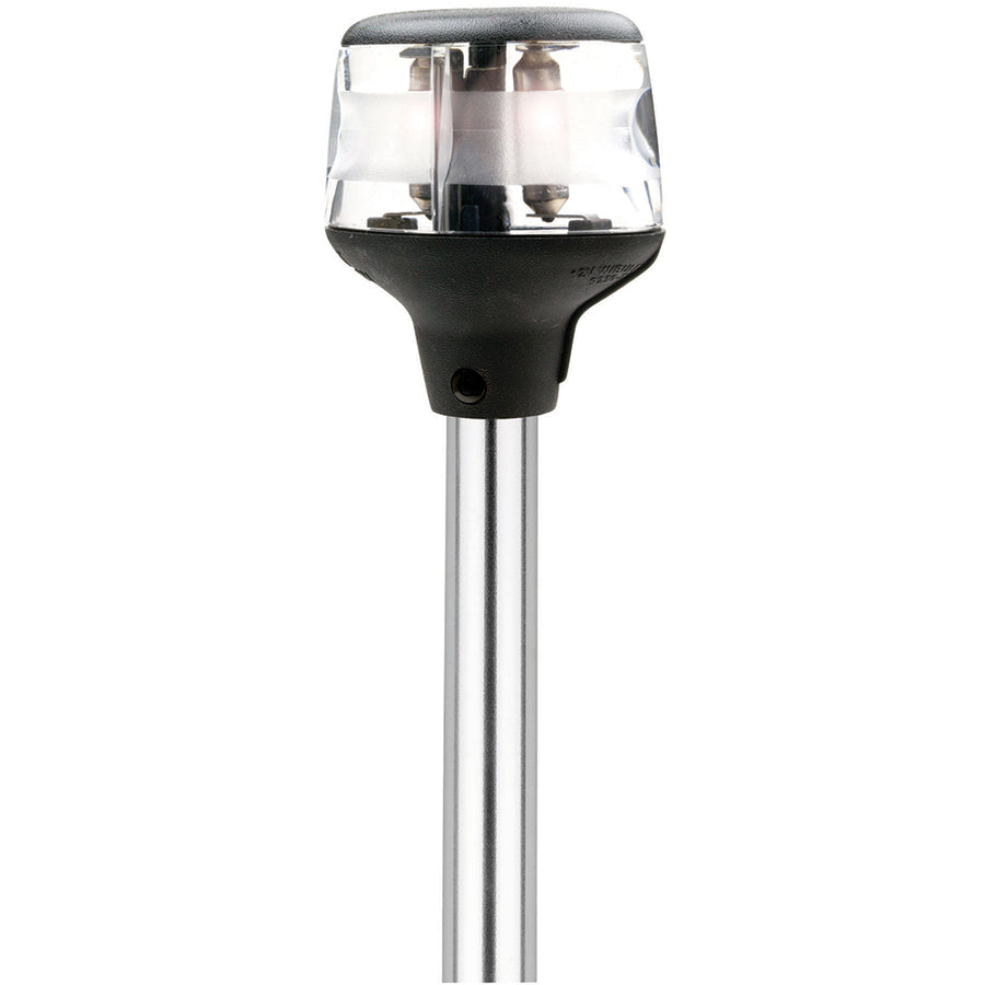 Attwood FoldDown Incandescent AnchorMasthead Light  20 Horizontal Composite Base  12V 7202P7