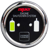 FireboyXintex Deluxe Helm Display wGauge Body LED  Color Graphics fEngine Shutdown System  Chrome Bezel Display DURCH20R