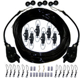 Rupp Triple Rigging Kit WLokUps  NokOuts  460 Black Mono Cord CA0160MO