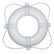 Taylor Made Foam Ring Buoy  20  White wWhite Grab Line 360