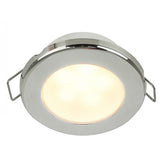 Hella Marine EuroLED 75 3 Round Spring Mount Down Light  Warm White LED  Stainless Steel Rim  12V 958109521