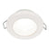 Hella Marine EuroLED 75 3 Round Spring Mount Down Light  White LED  White Plastic Rim  12V 958110511