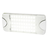 Hella Marine DuraLED 50 Low Profile InteriorExterior Lamp  Wide White Spreader Beam 980629501