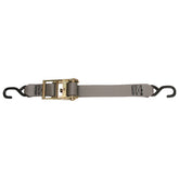 CargoBuckle Multipurpose Ratchet Strap TieDown wSHooks  2 x 15 F13758