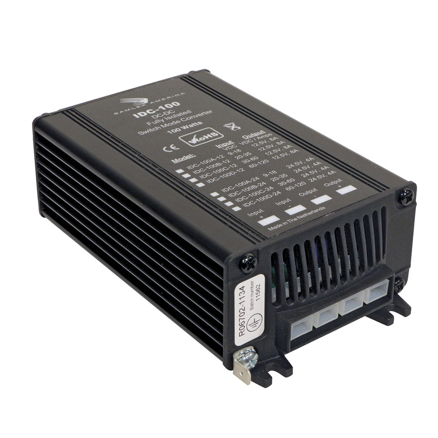 Samlex 100W Fully Isolated DCDC Converter  8A  2035V Input  125V Output IDC100B12