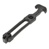 Southco THandle Latch wKeeper  Pull Draw Front Mount Black Flexible Rubber F773
