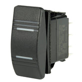 BEP DPDT Contura Switch  2Amber LEDs  ONOFFON 1001808