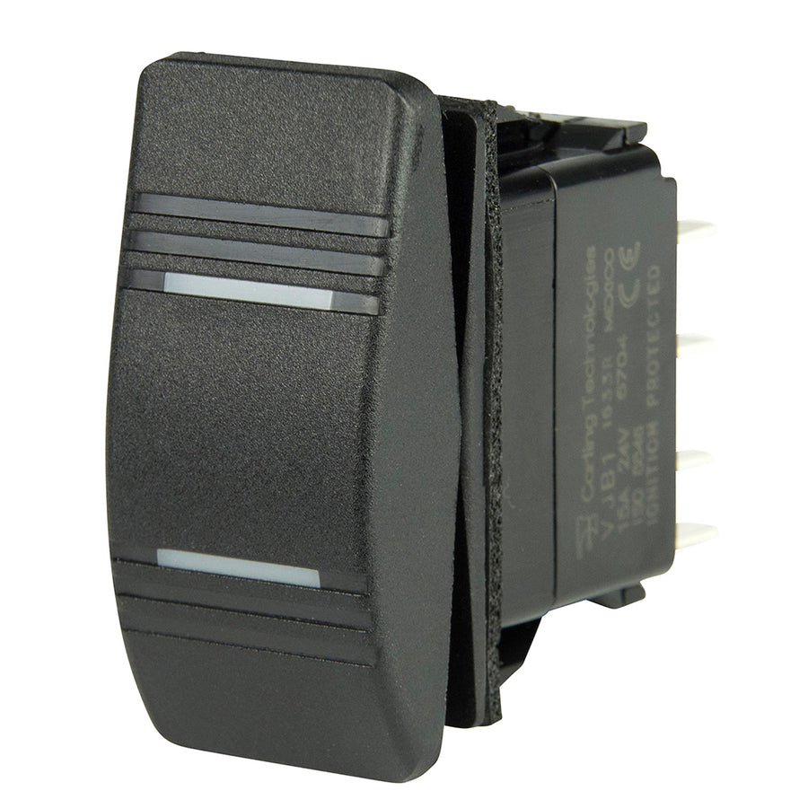 BEP DPDT Contura Switch  2Amber LEDs  ONOFFON 1001808