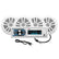 Boss Audio MCK632WB64 Marine Stereo  2 Pairs of 65 Speaker Kit  White MCK632WB64